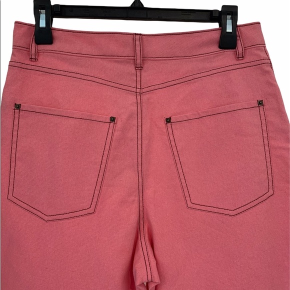 Kate Spade Heather Basket Weave Wide Leg Pant, Sz 8 - Picture 6 of 11